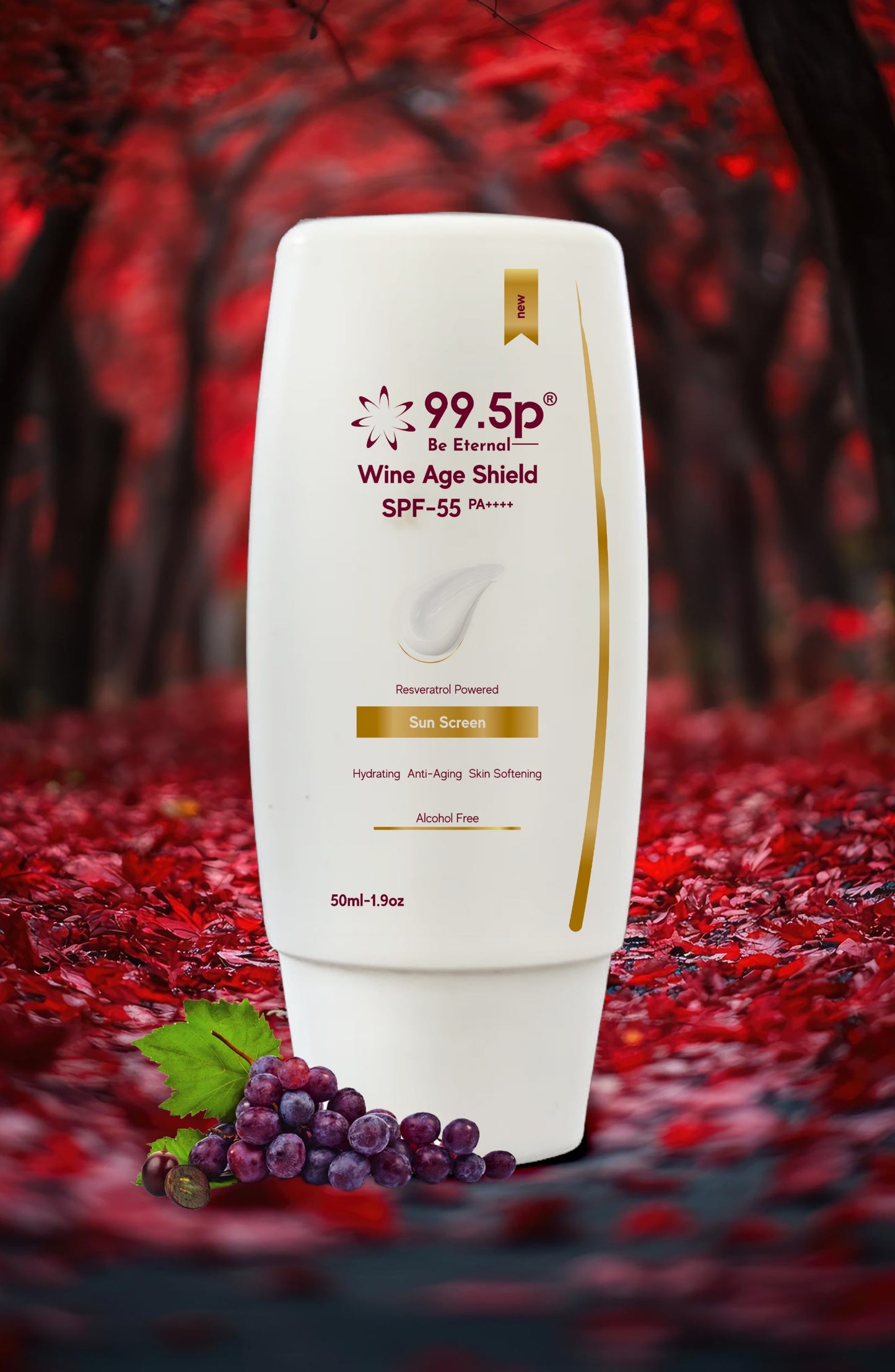 Wine Age Shield SPF 55 PA++++ — Sunscreen - 50ml