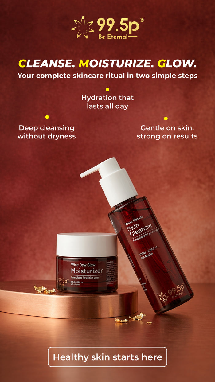 Wine Dew Glow & Cleanser Duo – Radiant Skin Combo