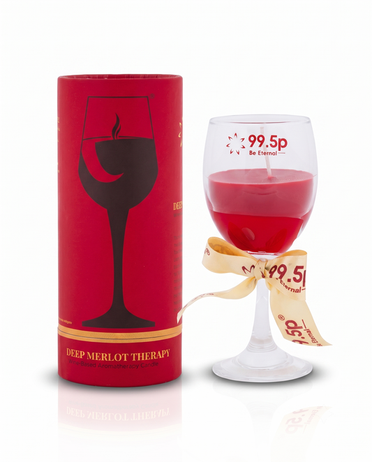 Deep Merlot Therapy — Wine-Based Aromatherapy Candle