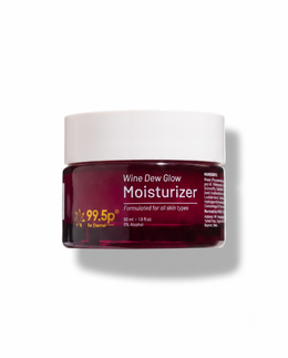Wine Dew Glow Moisturizer – Alcohol-Free Hydrating Face Moisturizer with Wine Extract & Hyaluronic Acid