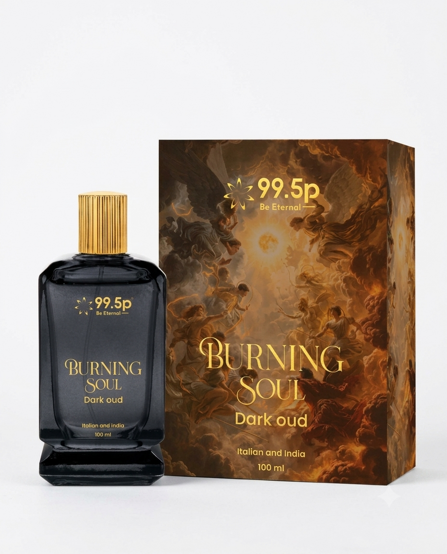 Burning Soul (Dark Oud) Eau De Perfume – Bold Oud Amber Musk Luxury Fragrance