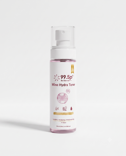 99.5p Wine Glow Face Toner with Niacinamide & Wine Extract | Hydrating & Brightening Toner