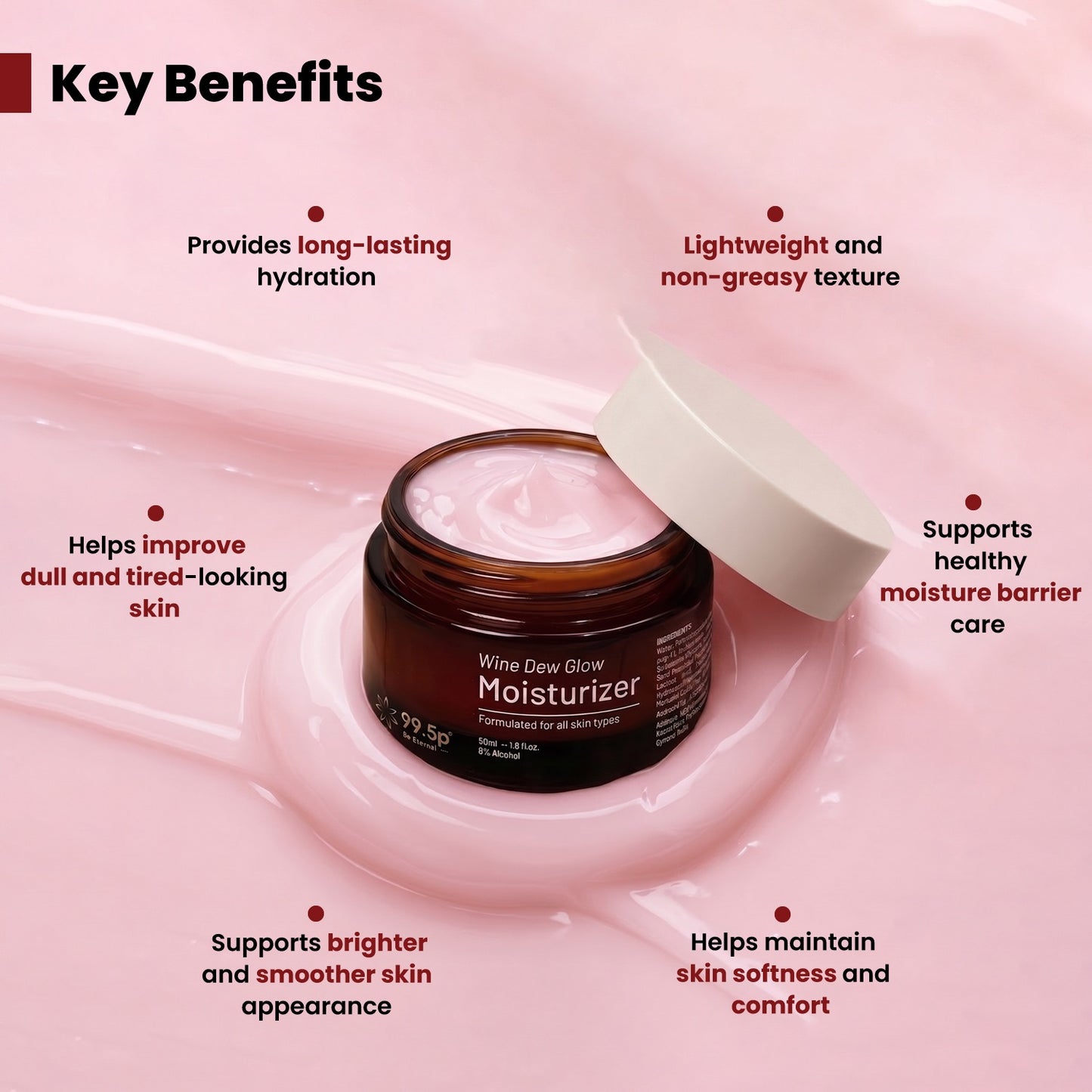 Wine Dew Glow — Face Moisturizer