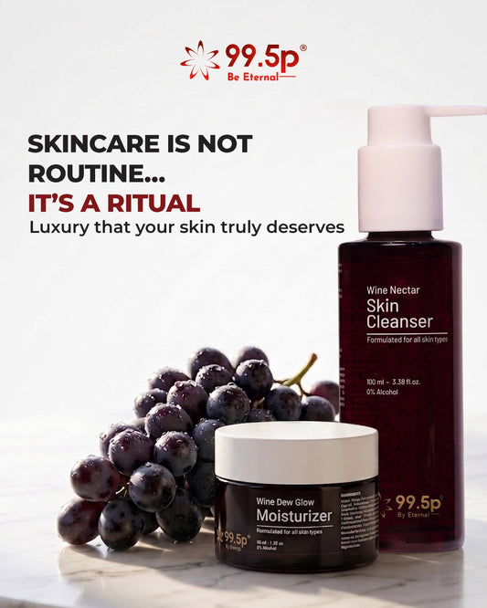 Wine Nectar Skincare Duo – Cleanser & Moisturizer